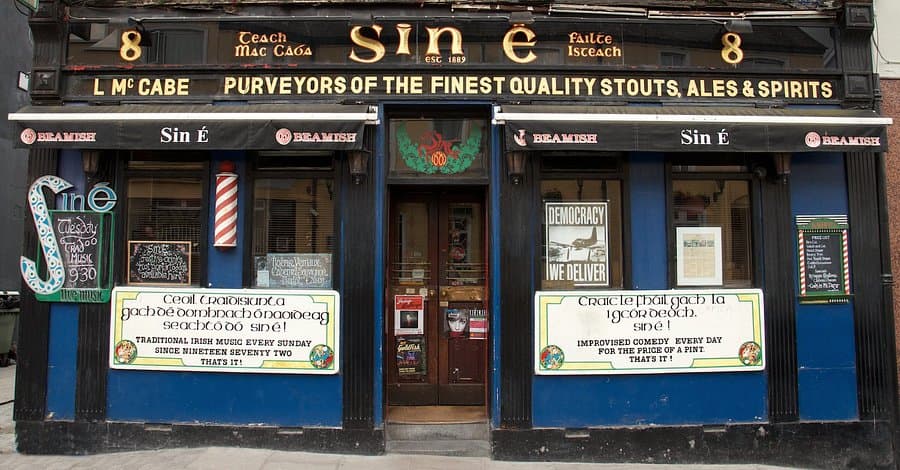 The front of Sin é, Co. Cork.