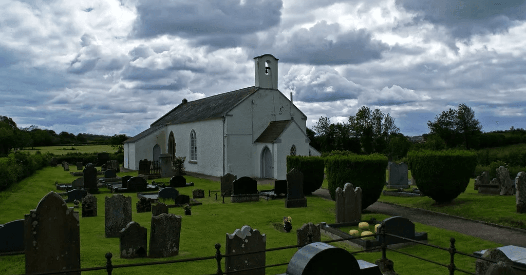 Duneane Church of Ireland where his remains were buried