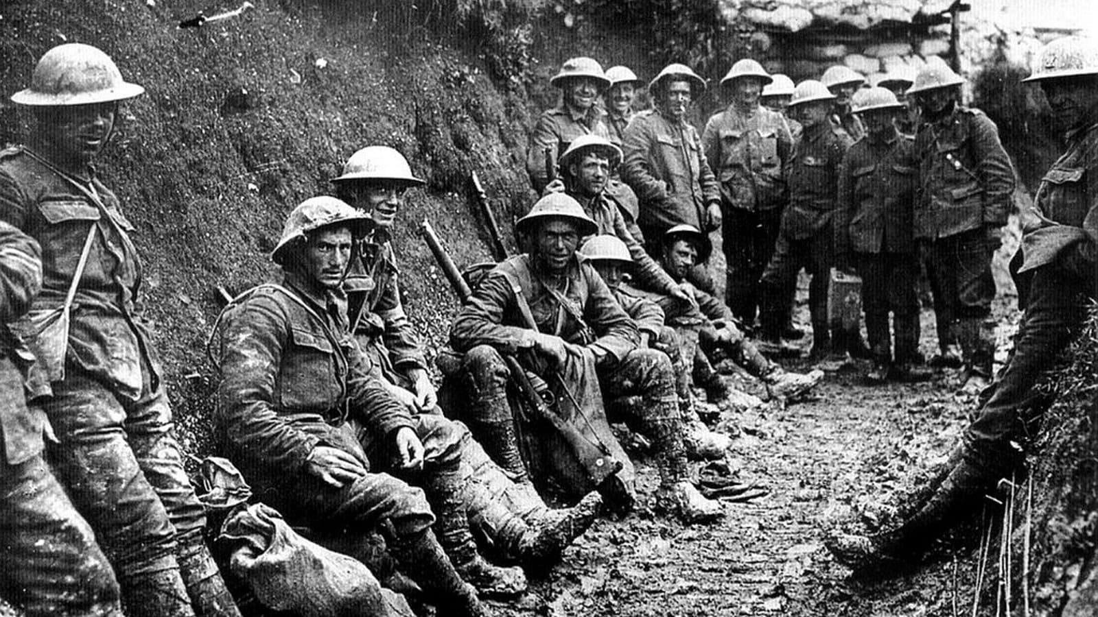 Irish Troops, Battle of the Somme, WWI - 1916