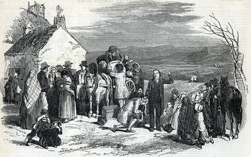 Illustration of an American Wake