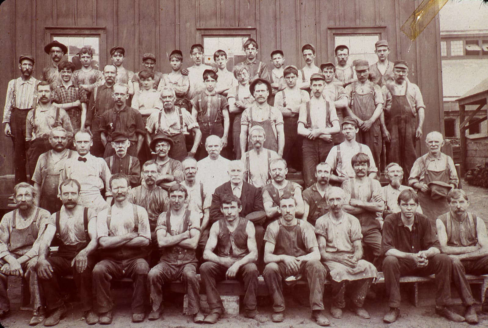 Foundry Crew, Jimmy is in the second row from the front. Second from the left of the men sitting down. White shirt.